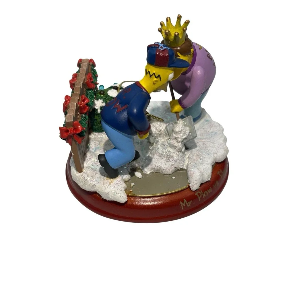 2005 Simpsons Bradford Christmas Ornament Illuminated 